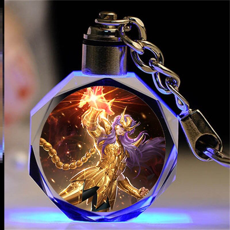 王者荣耀水晶王者荣耀水晶钥匙扣挂件创意曜云鹰飞将颜马超神威饰品生日礼物澜