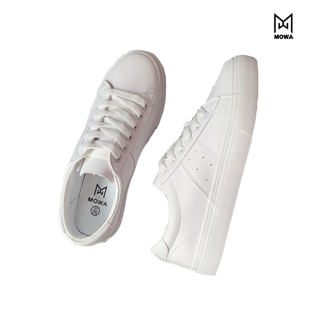 Mowa women's shoes mowa pure white versatile soft sole plate