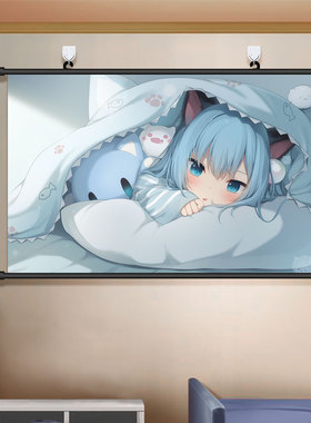 猫羽猫娘二次元动漫海报