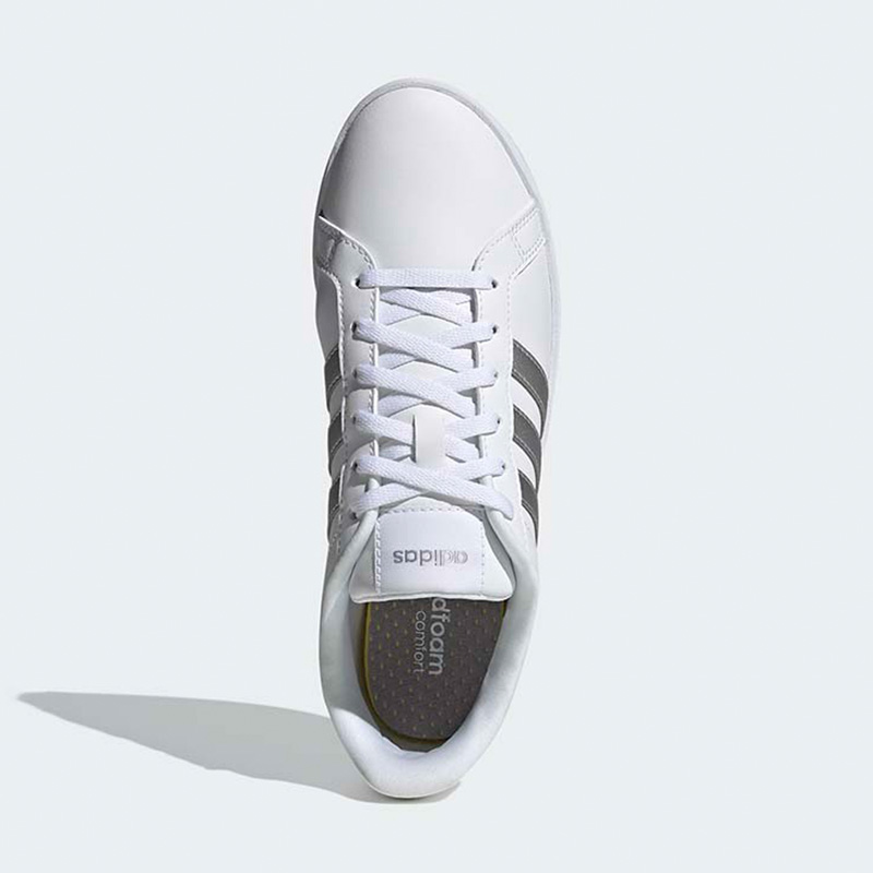 【自营】Adidas/阿迪达斯Neo女鞋春秋低帮小白鞋休闲鞋板鞋FY8407 - 图0