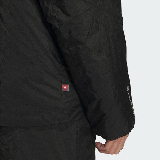 adidas阿迪达斯三叶草加厚连帽棉服冬男短款夹克棉袄KH2024