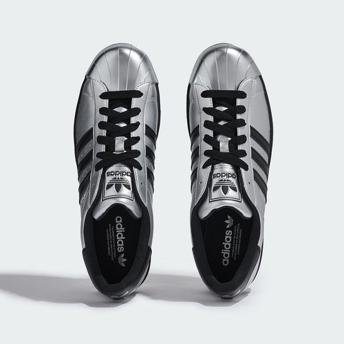 adidas阿迪达斯三叶草金属银贝壳头superstar二代男女板鞋KI9988 - 图2