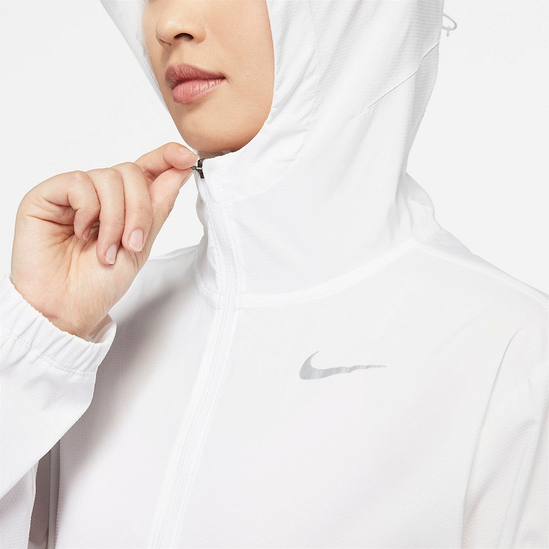 Nike耐克女连帽梭织薄款运动上衣夏季款透气防泼水外套DH1991-100 - 图2