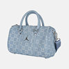 Jordan Nike shoulder bag men's bag women's bag full print retro denim sports bag hand bag IZ8440-412