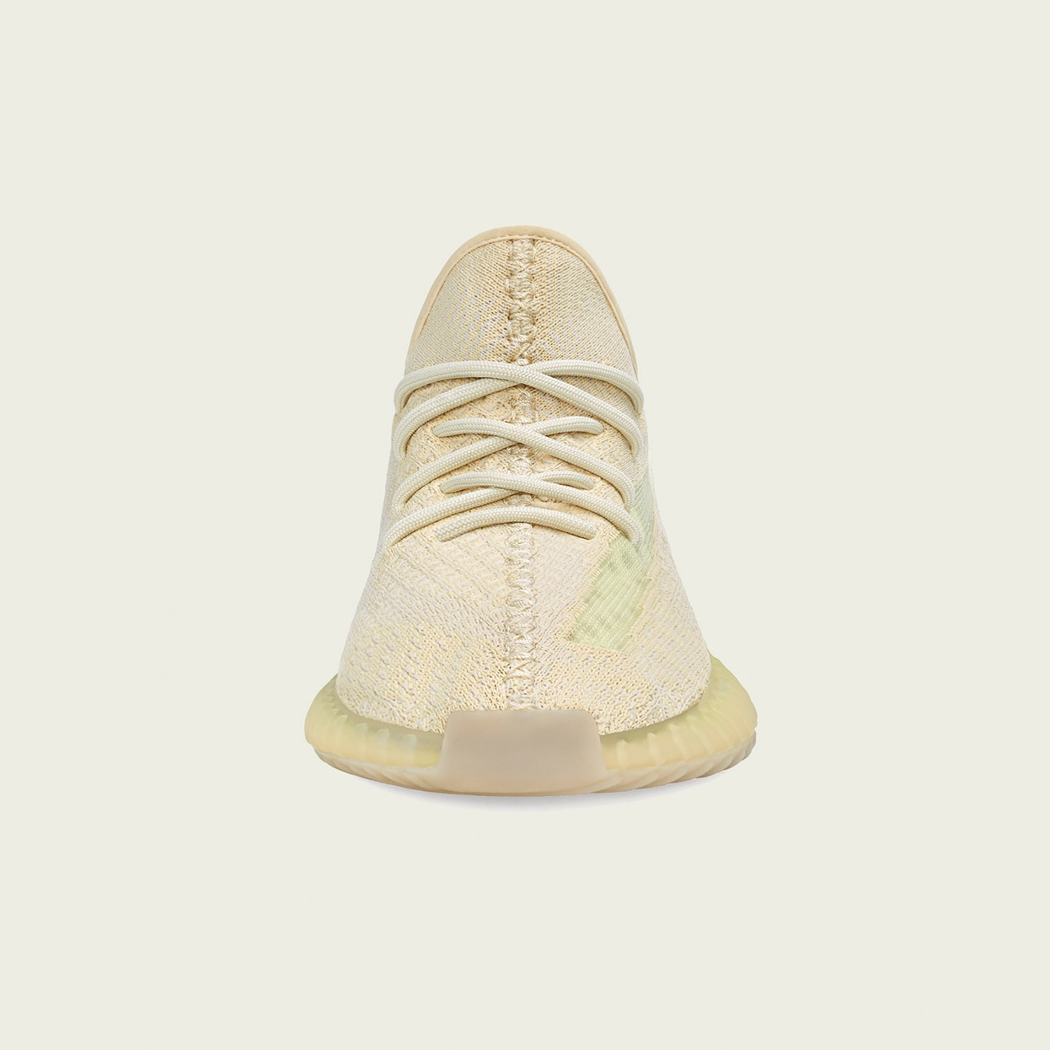 Adidas阿迪达斯YEEZY 350 V2 Flax亚洲限定椰子休闲运动鞋FX9028 - 图1