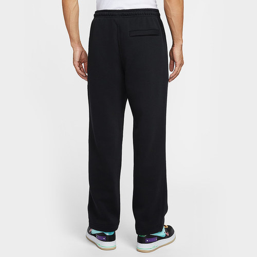 NIKE耐克长裤男裤子秋冬季新款宽松加绒卫裤直筒运动裤FN3732-010 - 图0