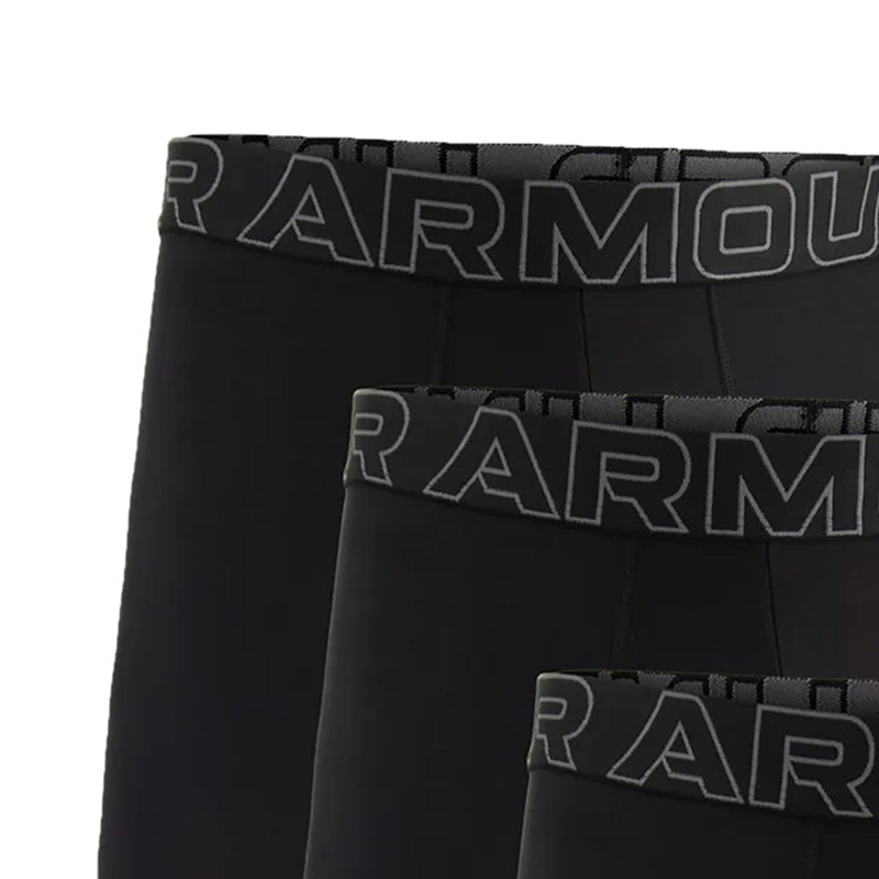 UA安德玛男运动内裤短裤 3英寸6英寸健身内裤三条装1387414-001 - 图0