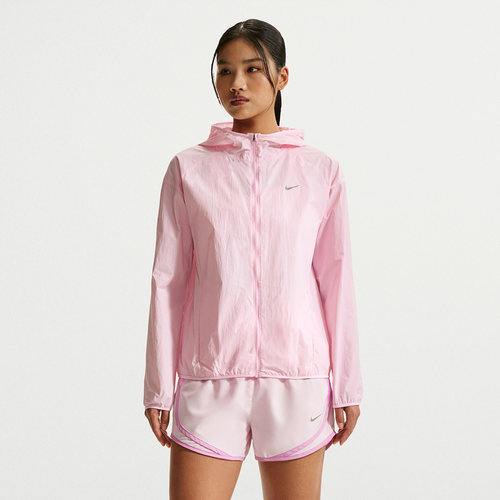 NIKE耐克女子外套夏季皮肤衣轻薄速干透气连帽梭织夹克IH7974-663 - 图0
