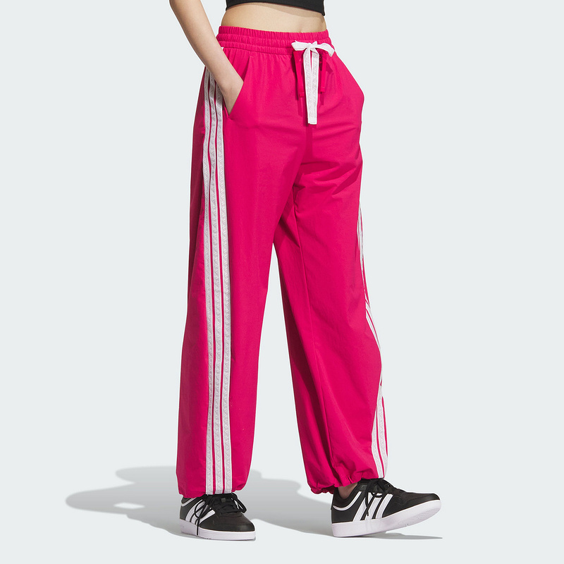 adidas阿迪达斯凉感香蕉裤2025秋女舒适宽松舞蹈梭织长裤 KB5225 - 图1