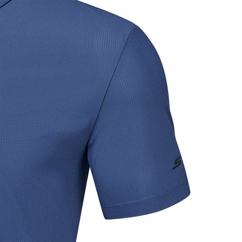 SKECHERS斯凯奇半拉链半袖T恤夏男透气商务风短袖POLO衫 P225M083,淘宝优惠券,粉丝福利购,淘宝优惠卷