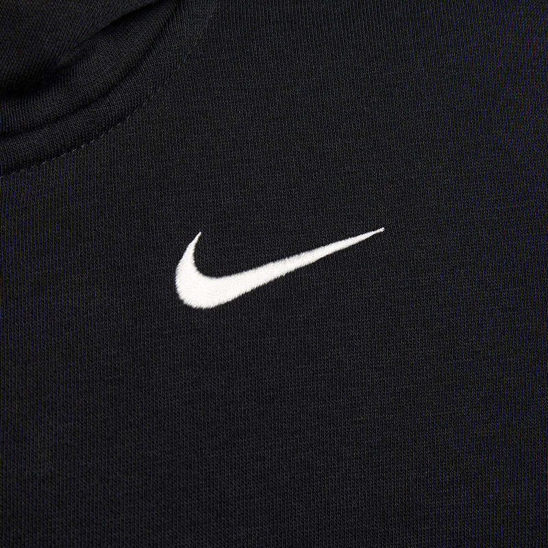 Nike耐克女子卫衣春季宽松短款加绒刺绣连帽针织套头衫IF0259-010,淘宝优惠券,粉丝福利购,淘宝优惠卷