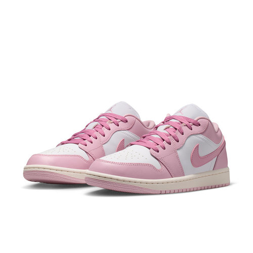 Nike耐克女鞋air Jordan 1粉色AJ1刺绣运动鞋低帮板鞋DC0774-607 - 图2