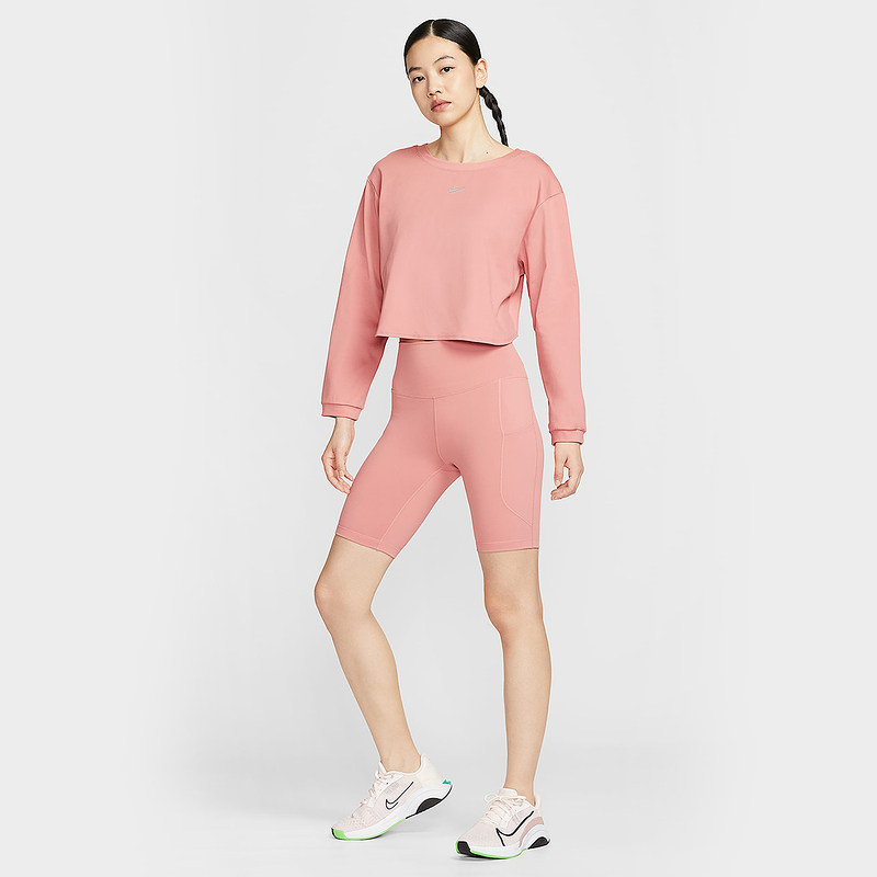 NIKE耐克女裤夏季新款高腰紧身裤运动休闲训练短裤FZ6759-685,淘宝优惠券,粉丝福利购,淘宝优惠卷