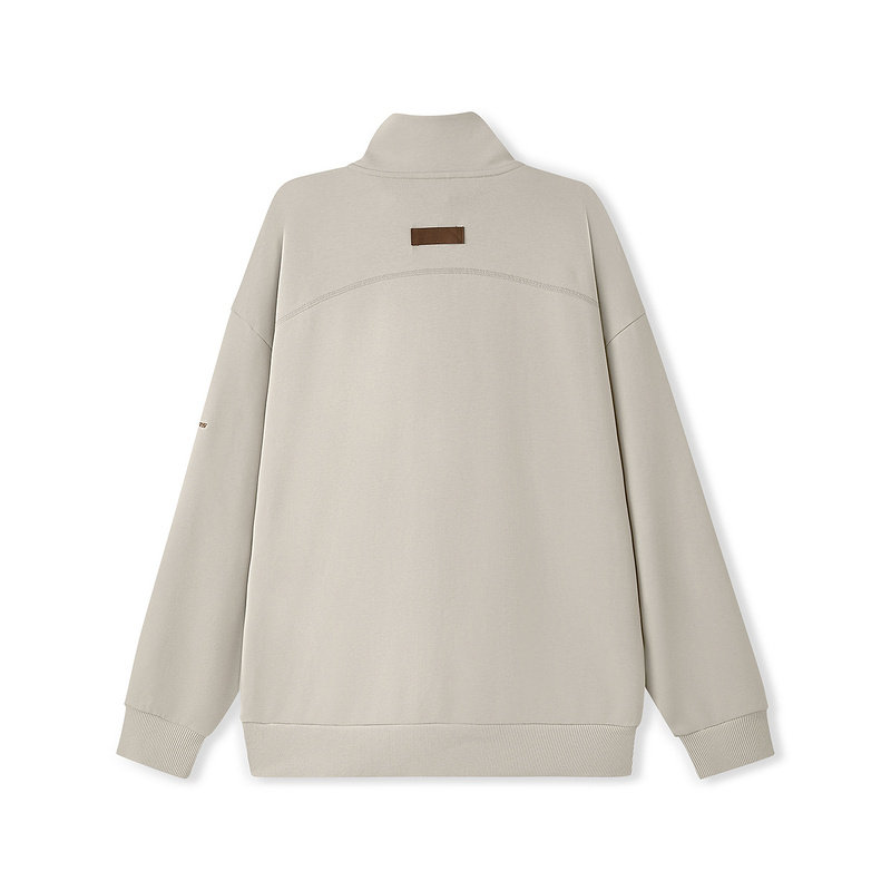 Skechers斯凯奇男女秋冬百搭半拉链套头衫针织卫衣 L126U005/0660,淘宝优惠券,粉丝福利购,淘宝优惠卷