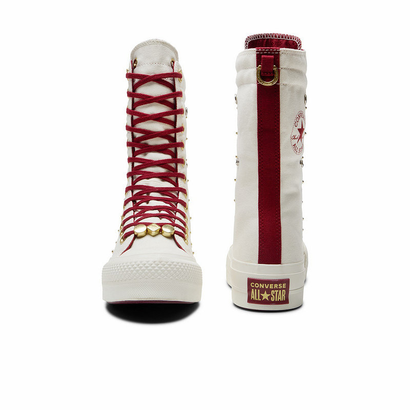 Converse匡威马年起飞新年款女帆布鞋可翻折马靴版厚底鞋 A19074C,淘宝优惠券,粉丝福利购,淘宝优惠卷