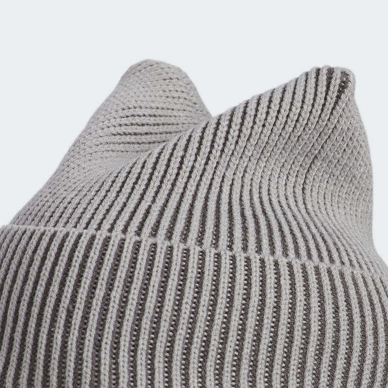 adidas阿迪达斯三叶草猫耳冷帽冬无檐便帽毛线帽男女针织帽IA8909,淘宝优惠券,粉丝福利购,淘宝优惠卷