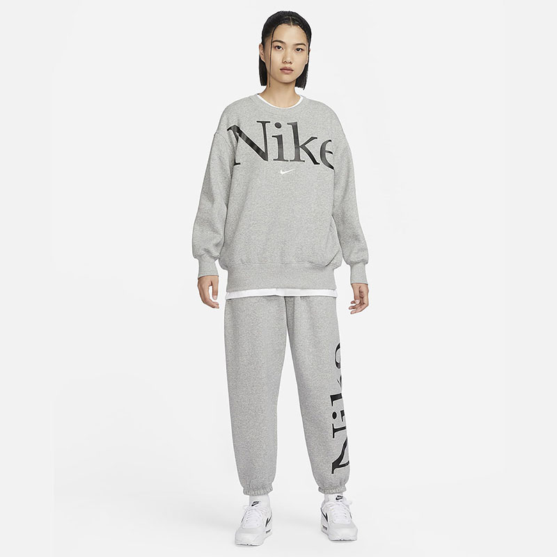 【自营】Nike耐克上衣女加绒圆领运动衫新款保暖卫衣FN3655-063