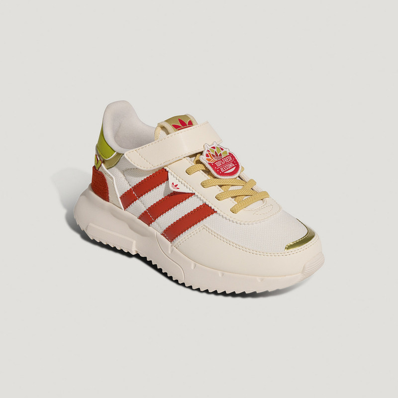 阿迪达斯男女小童三叶草新年款魔术贴RETROPY F2 C运动鞋 KI9887,淘宝优惠券,粉丝福利购,淘宝优惠卷