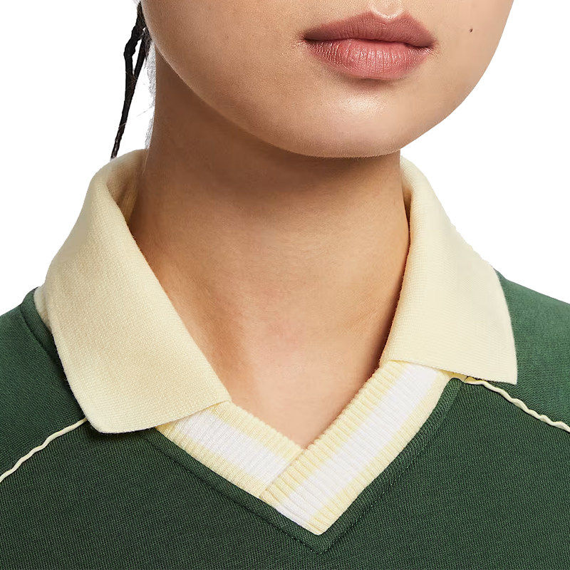 Nike耐克女子加绒翻领上衣2026春季长袖运动T恤POLO衫IF0257-323,淘宝优惠券,粉丝福利购,淘宝优惠卷