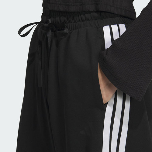 adidas阿迪达斯辣妹香蕉裤秋女DANCE高腰三条纹舞蹈长裤JY7697 - 图2