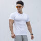 Solid color quick-drying sports T-shirt stretch fitness clothing