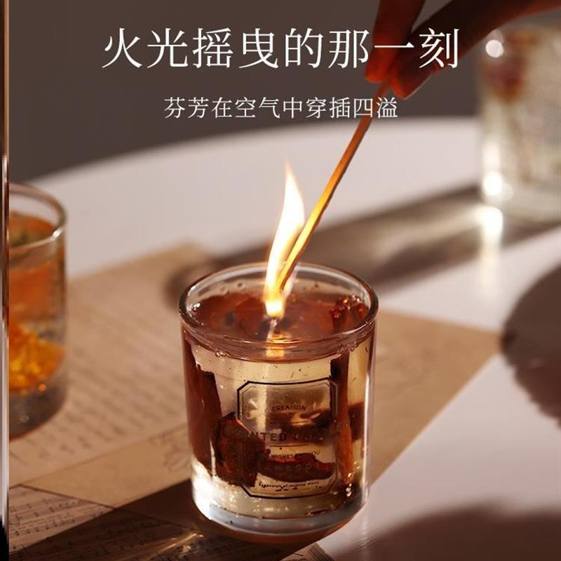 Essential Oil Scented Candles Smoked Incense Fragrance - 图0