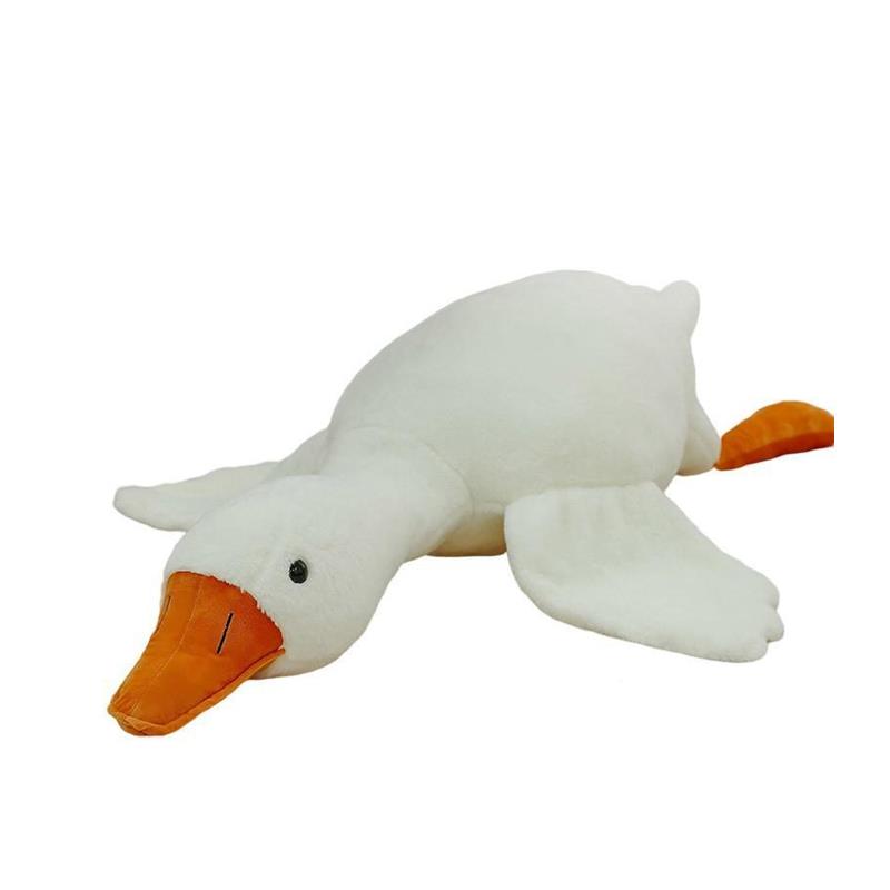 Big white goose sleeping pillow plush toys duck goose doll d - 图3