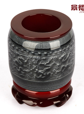 九龙壁文房四宝书桌教师节摆件