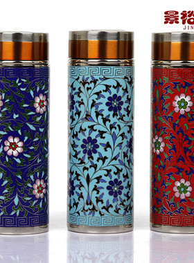 景泰蓝保温杯领导客户摆件工艺品