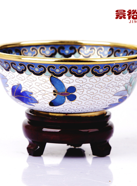 景泰蓝茶碗掐丝珐琅手工艺品