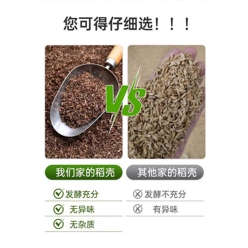 发酵稻壳无异味无虫卵天然耐用疏松透气花卉蔬菜通用土壤改良专用 - 图0