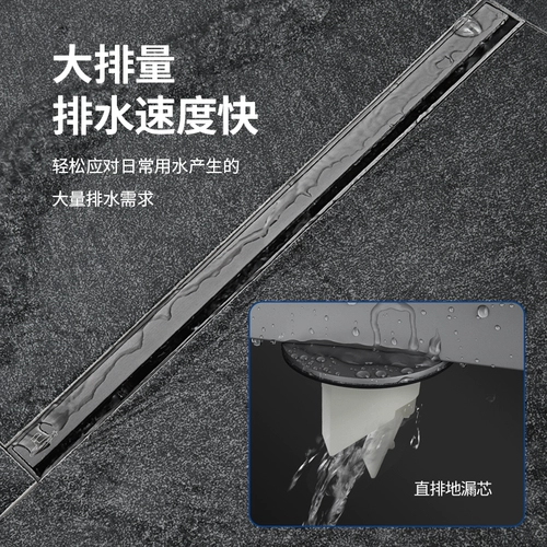 Линия -в стиле пола стоять 304 из нержавеющей стали длинная полоса для душевой комнаты для душа в ванной комнате чрезвычайно узкий скрытый скрытый невидимый слив пола