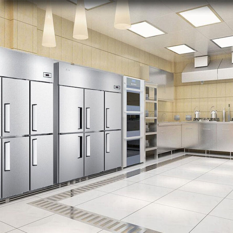 海尔（Haier）厨房冰箱商用冰柜食堂餐饮后厨不锈钢多门操作台 - 图2