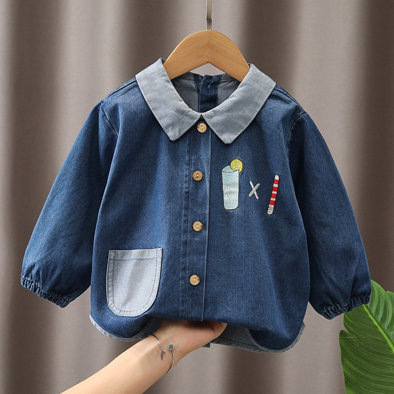 Casual Denim Cotton Fall/Winter Cover Up