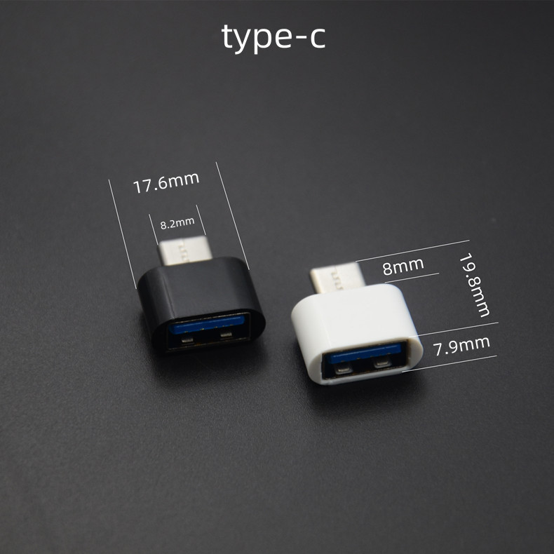 otg转换头手机u盘转接头安卓type-c转换器v8 typec usb2.0转typec - 图1