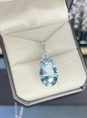 18K金钻石镶嵌天然钻石项链