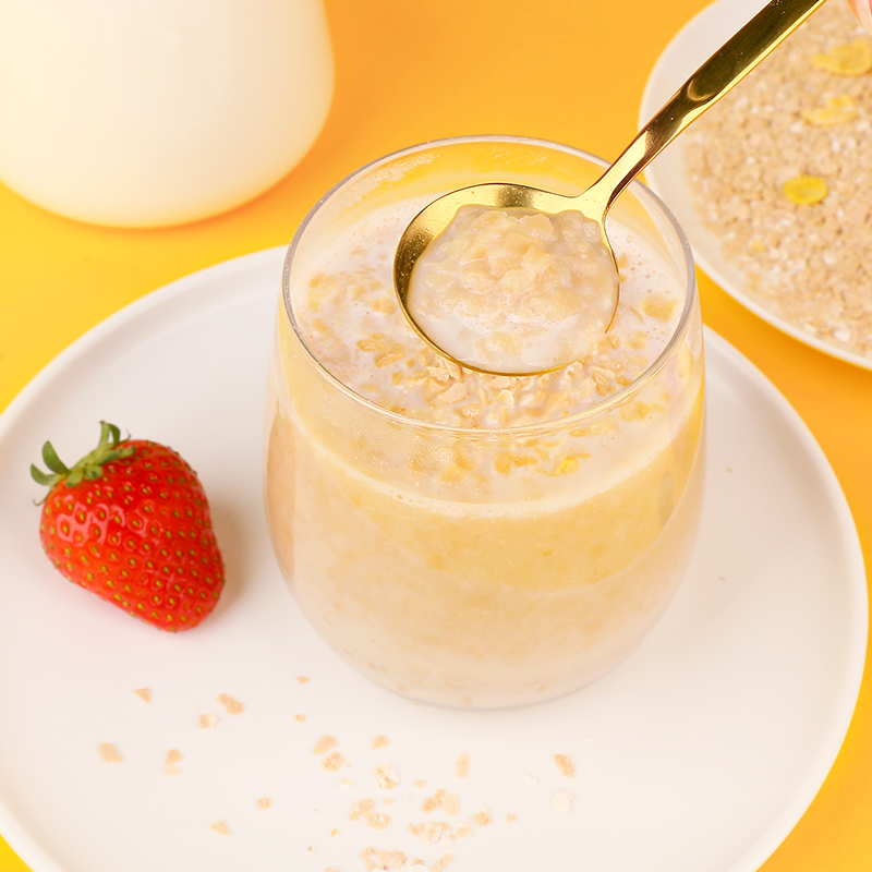 皇麦世家牛奶高钙燕麦学生代餐食品即食冲饮小袋装燕麦片300g