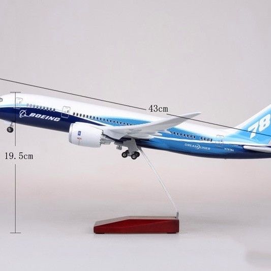 仿真波音747飞机787原型机飞机模型带起落架男孩生日礼物玩具摆件 - 图2