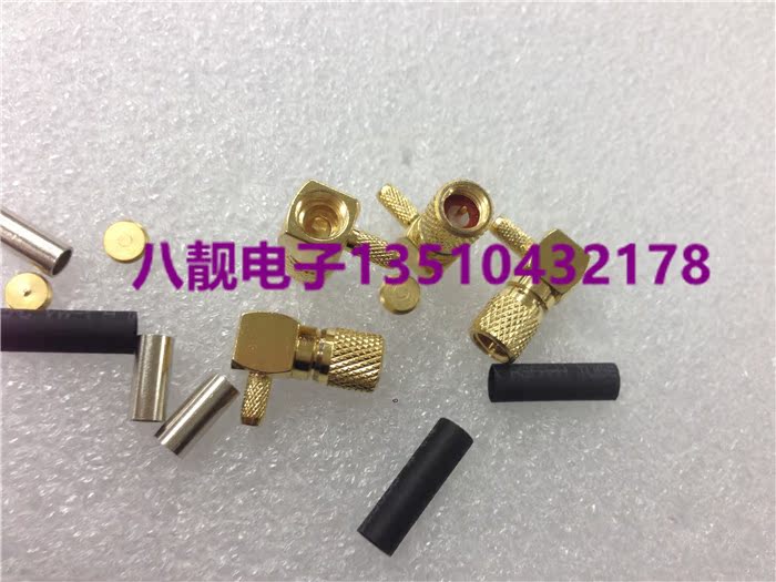 加速度传感器超声波探伤换能仪测试线探头 M5-JW-1.5 M5/L5公弯头-图1