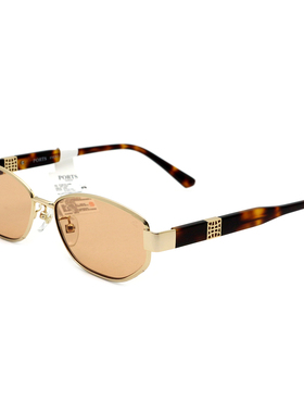 新款PORTS太阳镜 真品宝姿金属老钱风遮阳眼镜高清墨镜PSF21601
