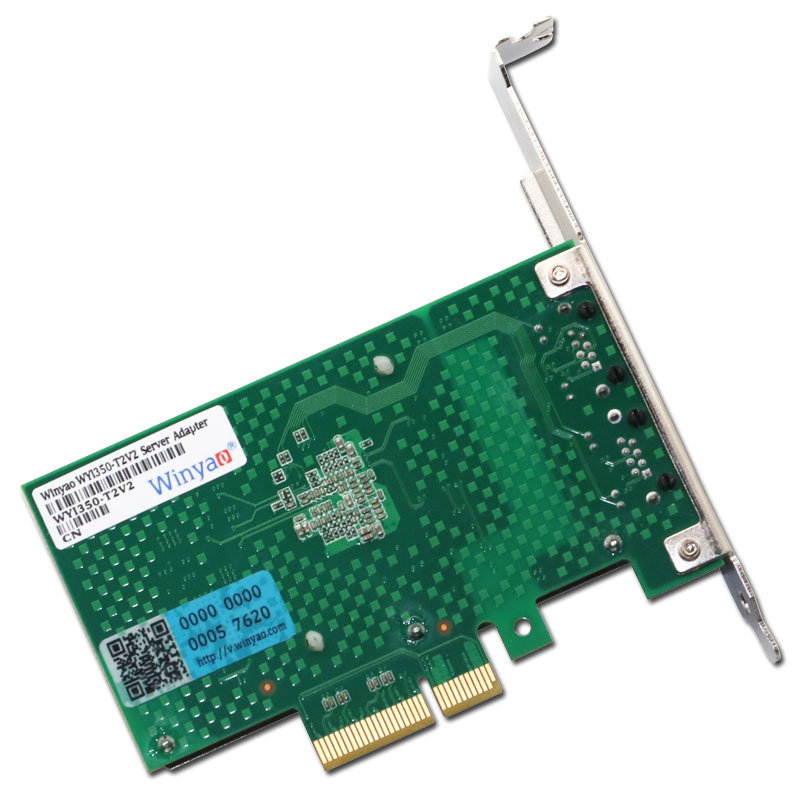 Winyao WYI350-T2V2 PCI-e X4服务器双口千兆网卡inteli 350-T2  Ethercat (twincat 3)主站网卡 - 图2