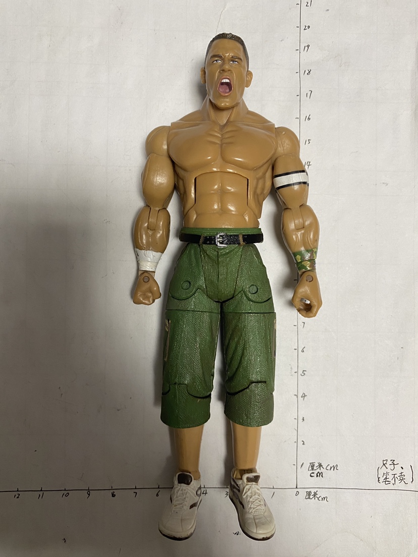 约翰塞纳 jakks正品wwe John cena 赵喜娜 关节超可动摔跤人偶玩 - 图1