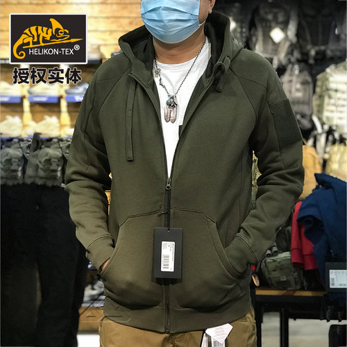 Helikon赫利肯极简连帽衫保暖休闲拉链衫秋冬外套宽松卫衣套头男 - 图3