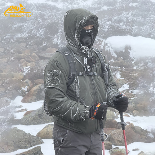 Helikon赫利肯L7户外登山服男防水C棉保暖滑雪服防寒棉服阿童木 - 图0