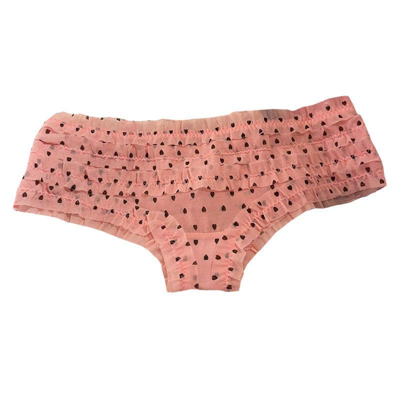 日系甜美可爱古早蛋糕粉色夏蕾丝网纱水玉豹纹纯欲风性感内裤女生,淘宝优惠券,粉丝福利购,淘宝优惠卷