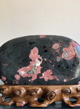 风水玄关招财摆件天然奇石