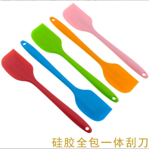 雪花酥硅胶刮刀铲子三件套一体式奶油铲刀蛋糕抹刀搅拌刀大小号 - 图3