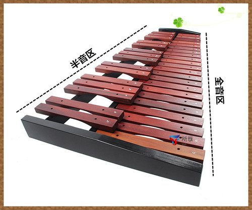 专业乐队37音红木木琴敲琴赠包奥尔夫打击乐器教学送琴架包邮 - 图1