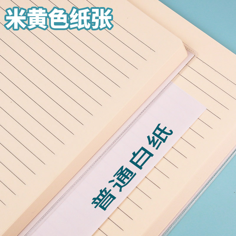 玛丽胶套本超厚笔记本子加厚胶套本记事本A5简约日记本B516K考研-图3
