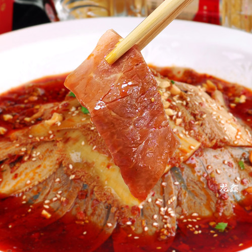 春之源夫妻肺片230g  四川特产麻辣红油小吃酒店特色凉菜开袋即食 - 图2